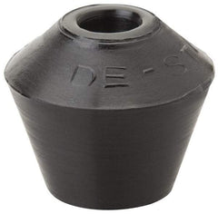 De-Sta-Co - 0.79" Max Diam, 1/4-2 Thread, Polyurethane, Screw On, Flat Tip, Clamp Spindle Assembly Replacement Cap - For 1/4" Diam Standard Spindle, 0.69" OAL, 1/2" Surface Diam, 1/2" Hole Depth - Top Tool & Supply