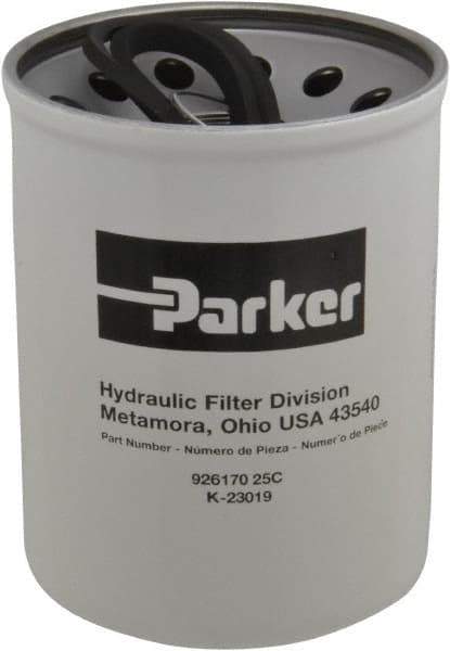 Parker - 25 Micron, 5.12" Outside Diam, 6.62" Long, Filter Element - 1-1/2" Inside Diam, Cellulose, MFE160-25/2 Hycon Part No., SF6710 Satuff - Top Tool & Supply