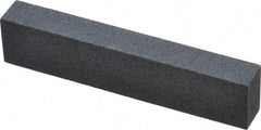 Norton - 3-1/2" Long x 3/4" Wide x 1/2" Thick, Silicon Carbide Sharpening Stone - Rectangle, Medium Grade - Top Tool & Supply