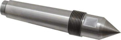 Riten - 1-1/4" Head Diam, Carbide-Tipped Steel Standard Point Solid Dead Center - 4MT Morse Taper, 1-1/4" Point Diam, 2" Point Length, 2-29/32" OAL - Top Tool & Supply