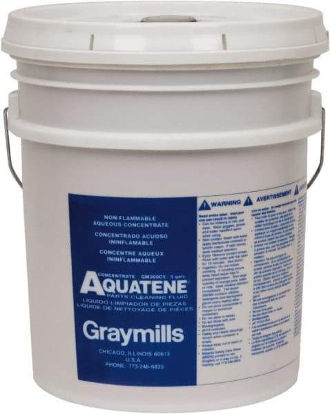 Graymills - 5 Gal Pail Parts Washer Fluid - Water-Based - Top Tool & Supply