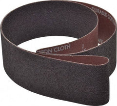 Norton - 2-1/2" Wide x 48" OAL, 36 Grit, Aluminum Oxide Abrasive Belt - Aluminum Oxide, Very Coarse, Coated, X Weighted Cloth Backing, Series R228 - Top Tool & Supply