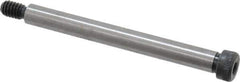 Value Collection - 5/16" Shoulder Diam x 3" Shoulder Length, 1/4-20 UNC, Hex Socket Shoulder Screw - 4140 Alloy Steel, Uncoated, 7/32" Head Height x 7/16" Head Diam - Top Tool & Supply