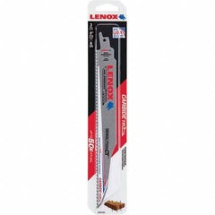 Lenox - Reciprocating Saw Blades Blade Material: Carbide Blade Length (Inch): 9 - Top Tool & Supply