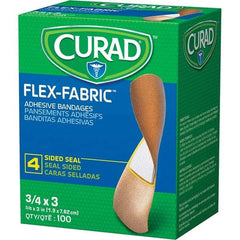 Curad - 3" Long x 3/4" Wide, General Purpose Self-Adhesive Bandage - Woven Fabric Bandage - Top Tool & Supply