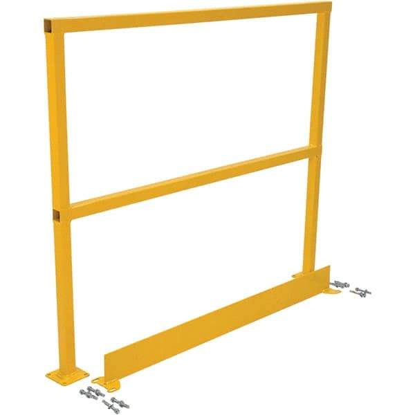 Vestil - 4" Long x 42" High, Steel Square Handrails - Top Tool & Supply