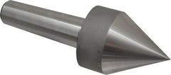 Riten - MT5 Taper Shank, Live Center - 1,500 Max RPM, 3-1/2" Point Diam, 4-15/16" Point Len, 1,500 Lb Max Workpc, 4-29/32" OAL, Pipe Nose Point - Top Tool & Supply