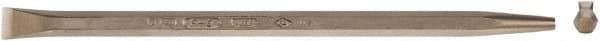 Ampco - 18" OAL Pinch Bar - 1" Wide, Aluminum Bronze - Top Tool & Supply