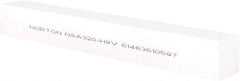 Norton - 320 Grit Aluminum Oxide Square Dressing Stick - 8 x 1 x 1, Extra Fine Grade, Vitrified Bond - Top Tool & Supply