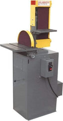 Kalamazoo - 48" Long x 6" Wide Belt, 12" Diam, Combination Sanding Machine - 3 hp, Triple Phase - Top Tool & Supply