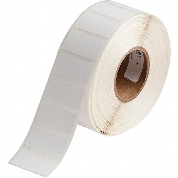 Brady - 1-1/2" Wide x 3/4" Long, White Polypropylene Inkjet Label - For BradyJet J2000 - Top Tool & Supply