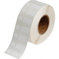 Brady - 1/2" Wide x 1" Long, White Polypropylene Inkjet Label - For BradyJet J2000 - Top Tool & Supply