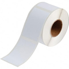 Brady - 3.35" Wide x 2-11/64" Long, White Polyester Inkjet Label - For BradyJet J2000 - Top Tool & Supply