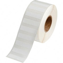 Brady - 1/2" Wide x 2" Long, White Polypropylene Inkjet Label - For BradyJet J2000 - Top Tool & Supply