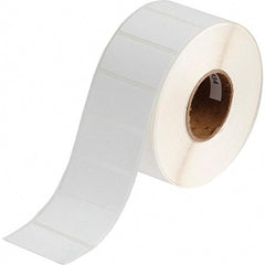 Brady - 1" Wide x 2" Long, White Polypropylene Inkjet Label - For BradyJet J2000 - Top Tool & Supply