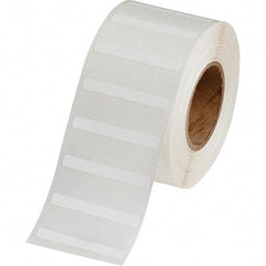 Brady - 1/4" Wide x 2" Long, White Polypropylene Inkjet Label - For BradyJet J2000 - Top Tool & Supply