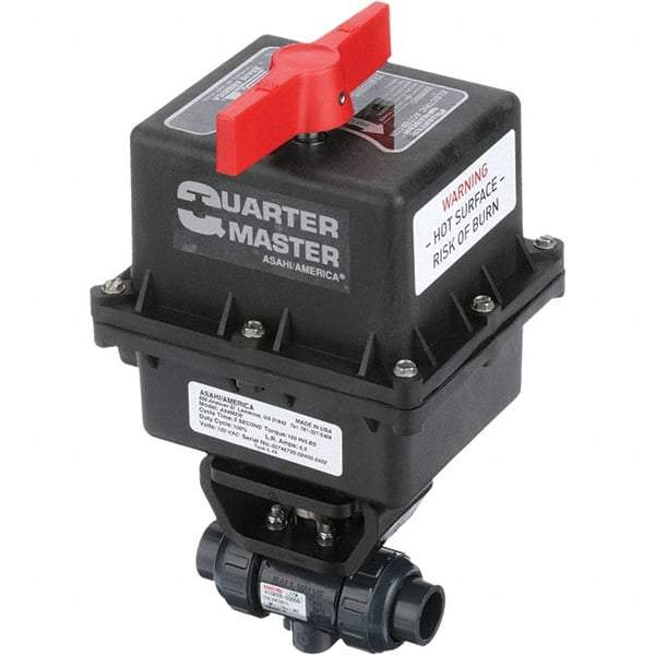 Asahi/America - Actuated Ball Valves   Actuator Type: Electric    Pipe Size: 1-1/4 (Inch) - Top Tool & Supply