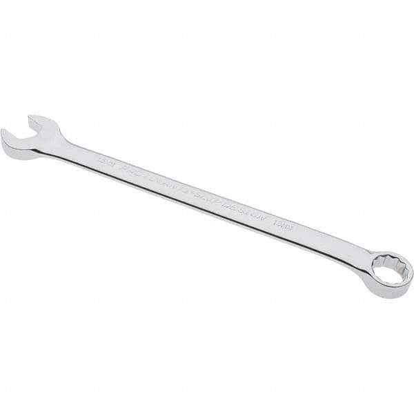 Blackhawk by Proto - 14mm 12 Point Offset Combination Wrench - 15° Offset Angle, 8-46/73" OAL, Steel, Chrome Finish - Top Tool & Supply