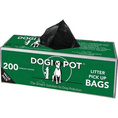 DOGIPOT - 30 200-Pack Boxes HDPE Plastic Litter Pick Up Bags - Top Tool & Supply