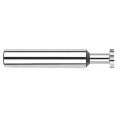 0.5000″ (1/2″) Cutter Diameter × 0.0050″ Radius × 0.0310″ (1/32″) Width × 0.7500″ (3/4″) Neck Length Carbide Corner Radius Standard Keyseat Cutter, 8 Flutes - Exact Industrial Supply