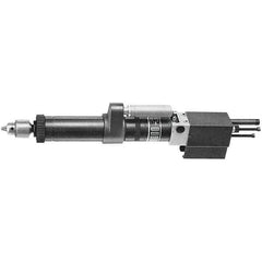 Ingersoll-Rand - 3/8" Reversible Keyed Chuck - Inline Handle, 1,450 RPM, 0.5 hp, 90 psi - Top Tool & Supply