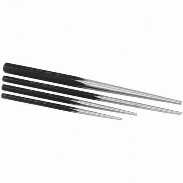 SK - Punch Sets - 4PC 1/8 5/32 3/16 LINE UP PUNCH TAPERED SET - Top Tool & Supply