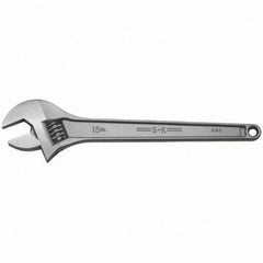 SK - Adjustable Wrench - Chrome Finish - Top Tool & Supply