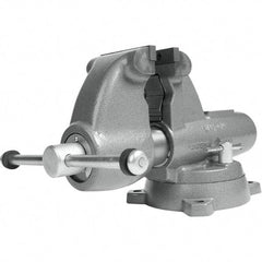 Wilton - Bench & Pipe Combination Vises Jaw Width (Inch): 5 Jaw Opening Capacity (Inch): 7 - Top Tool & Supply