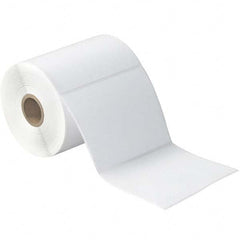 Value Collection - Pack of 12 Rolls, 377 Labels per Roll, 4" x 4" White Paper Thermal Labels - Top Tool & Supply