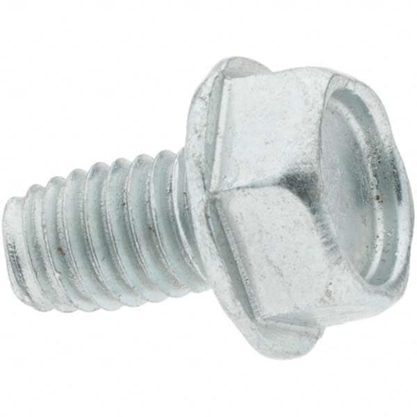 Value Collection - M5x0.8 Coarse 30mm Long Hex Thread Cutting Screw - Top Tool & Supply