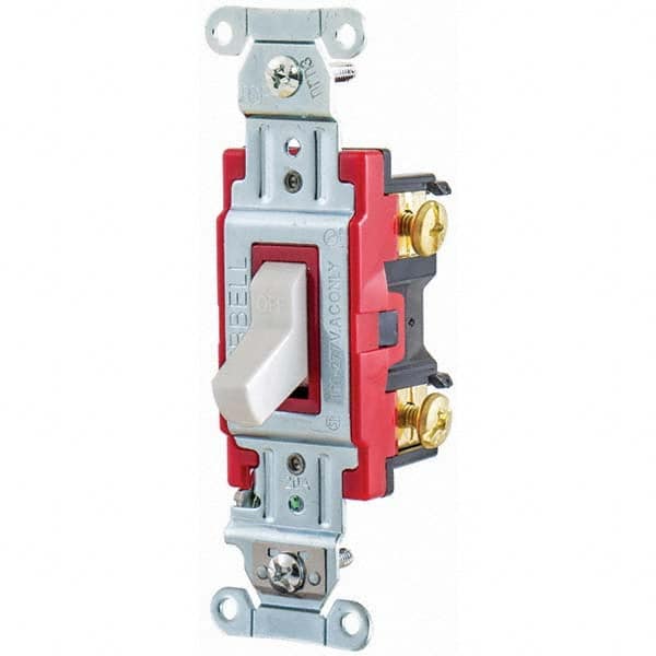 Hubbell Wiring Device-Kellems - Toggle Switches Switch Type: Heavy Duty Switch Sequence: Off-On - Top Tool & Supply