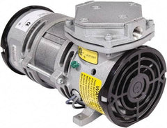 Gast - Diaphragm-Type Vacuum Pumps Horsepower: 1/8 Cubic Feet per Minute: 0.70 - Top Tool & Supply