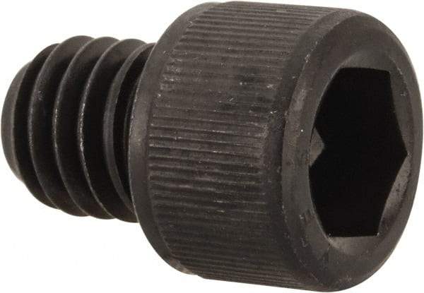 Value Collection - 7/16-14 UNC Hex Socket Drive, Socket Cap Screw - Alloy Steel, Black Oxide Finish, Fully Threaded, 1/2" Length Under Head - Top Tool & Supply