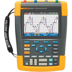 Fluke - 3 Phase, 1,000 VAC, 0.01 to 400 Amp Capability, 500 Hz Calibration, VGA Display Power Meter - ±(3% + 10 Counts) Excluding Current Clamp Current Accuracy, ±(3% + 10 Counts) Voltage Accuracy - Top Tool & Supply