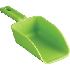 Remco - 16 oz Lime Polypropylene Flat Bottom Scoop - 3.2" Wide x 2" Deep Bowl, 3" Handle Length, 10.4" OAL - Top Tool & Supply