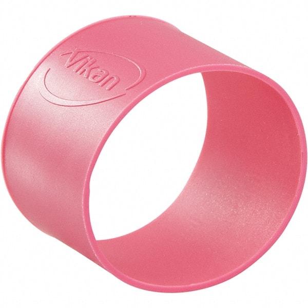 Vikan - 1-1/2" Long Rubber Band - Silicone Rubber, For Use with Colored Coded Handles - Top Tool & Supply