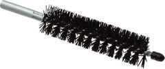 Schaefer Brush - 4" Brush Length, 1" Diam, Nylon Single Stem, Single Spiral Condenser Tube Brush - 6-1/4" Long, Nylon, 12-24 Female Connection - Top Tool & Supply