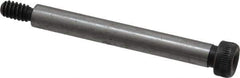 Value Collection - 1/4" Shoulder Diam x 2" Shoulder Length, #10-24 UNC, Hex Socket Shoulder Screw - 4140 Alloy Steel, Uncoated, 3/16" Head Height x 3/8" Head Diam - Top Tool & Supply