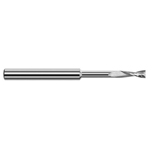 ‎End Mills for Plastics - 2 Flute - 0.1875″ (3/16″) Cutter Diameter × 0.5700″ Length of Cut × 1.5000″ (1-1/2″) Reach Carbide Square Upcut End Mill for Plastic, 2 Flutes - Exact Industrial Supply