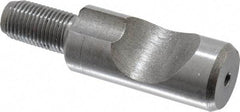 Bison - Lathe Chuck Camlock Stud - 6-1/4" Chuck Diam Compatible, D1-4 Mount, 5/8" OD, M10x1 Thread - Top Tool & Supply