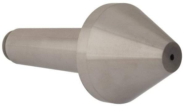 Riten - 3-1/2" Head Diam, Hardened Tool Steel Bull Nose Point Solid Dead Center - 5MT Morse Taper, 3-1/2" Point Diam, 2.155" Point Length - Top Tool & Supply