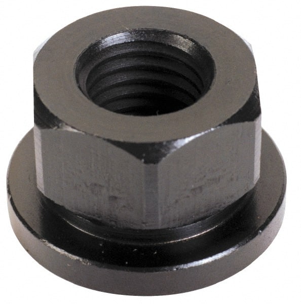 TE-CO - 1-1/4 - 7, 2-1/2" Flange Diam, 1-1/4" High, 1-13/16" Across Flats, Flange Nut - Top Tool & Supply