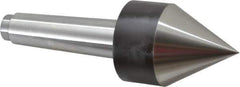 Riten - MT4 Taper Shank, Live Center - 2-1/2" Point Diam, 3-7/16" Point Len, 260 Lb Max Workpc, Pipe Nose Point - Top Tool & Supply