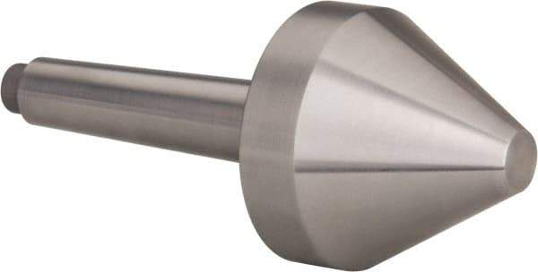 Riten - 2-1/8" Head Diam, Hardened Tool Steel Bull Nose Point Solid Dead Center - 2MT Morse Taper, 2-1/8" Point Diam, 1.4" Point Length - Top Tool & Supply