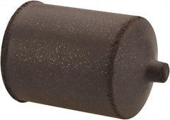 Cratex - 7/8" Max Diam x 1-1/4" Long, Cone, Rubberized Point - Medium Grade, Silicon Carbide, 1/4" Arbor Hole, Unmounted - Top Tool & Supply