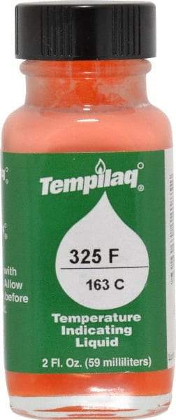 Tempil - 325°F Temp Indicating Liquid - 2 Ounce Container, 163°C - Top Tool & Supply