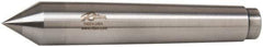 Riten - 0.72" Head Diam, Carbide-Tipped Steel Standard Point Half Dead Center - B&S 7 Brown & Sharpe Taper, 0.72" Point Diam, 1-1/8" Point Length, 4-3/8" OAL - Top Tool & Supply