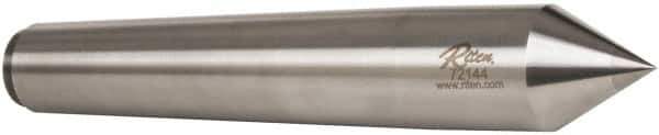 Riten - 1-3/4" Head Diam, Carbide-Tipped Steel Standard Point Solid Dead Center - Jarno 14 Taper, 1-3/4" Point Diam, 3" Point Length, 10-1/2" OAL - Top Tool & Supply