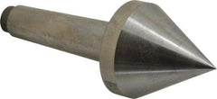 Riten - 2-3/4" Head Diam, Hardened Tool Steel Pipe Nose Point Solid Dead Center - 4MT Morse Taper, 2-3/4" Point Diam, 2.37" Point Length - Top Tool & Supply