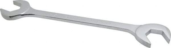 Proto - 1-5/16" Standard Open End Wrench - 13-1/8" OAL, Double End, Chrome Finish, 15° & 60° Head Angle - Top Tool & Supply